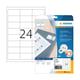 Herma 4820 inkjet etiketten | A4 | 66 x 33,8 mm | wit | 600 etiketten | HER4820