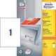 Avery Zweckform 3478 universele etiketten | wit | zelfklevend | 210 mm x 297 mm | 100 etiketten | AVE3478