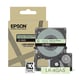 Afbeelding van Epson LK-4GAS tape grijs op groen 12 mm (origineel)