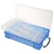 Really Useful Box opbergdoos | met dividers | polypropyleen | transparant blauw | 4 liter (tweede kans) | TK-UB4LDB