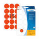 Afbeelding van Herma 2276 markeringspunten | 32 mm | fluorrood | 360 etiketten