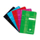 Afbeelding van Clairefontaine Metric notitieboek assorti | 90 x 140 mm | geruit | 48 vel | 10 stuks