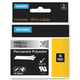 Afbeelding van DYMO 1805441 IND Rhino tape permanent polyester zwart op metallic 6mm (origineel)