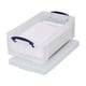 Afbeelding van Really Useful Box opbergdoos | polypropyleen | transparant | 12 liter