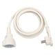 Brennenstuhl 1168980220 verlengsnoer | kunststof | platte stekker | wit | 2 meter | BRE1168980220