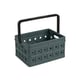 Sunware Square vouwkrat | antraciet & zwart | kunststof | 24 liter | SUN57500636