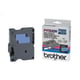 Afbeelding van Brother TX-531 tape zwart op blauw 12mm x 15m (origineel)