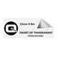 Afbeelding van Brother TZe-S131 tape zwart op transparant extra klevend 12mm x 8m (huismerk)