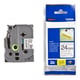 Afbeelding van Brother TZe-S151 extra klevend tape zwart op transparant 24mm x 8m (origineel)