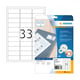 Herma 8837 inkjet etiketten | A4 | 63,5 x 25,4 mm | wit | 825 etiketten | HER8837