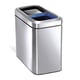 Simplehuman duo prullenbak | Code C | zilver | 10 + 10 liter | SI699NA6689