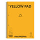 Afbeelding van Aurora collegeblok | A4 | gelinieerd | geel papier | 80 gr. | 80 vel