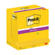 Afbeelding van 3M Post-it notes Super Sticky | 76 x 127 mm | neongeel | 12 stuks
