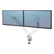 Fellowes 8056301 Platinum Series monitorarm | 2 monitoren | tot 32 inch | wit | tot 8 kilo | FEL8056301