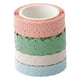 Folia washi tape | pastel | 5 meter | 4 stuks | FOL29401