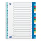 Afbeelding van Oxford A4 index XL | plastic | A-Z | 11-gaats