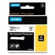 Afbeelding van DYMO S0718220 / 18484 IND Rhino tape permanent polyester zwart op wit 19mm (origineel)