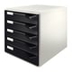 Leitz 5280 ladeblok | zwart | 5 laden | LEI52800095