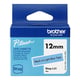 Afbeelding van Brother Btag-L31 niet-gelamineerde tape zwart op lichtblauw 12 mm (origineel)