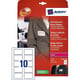 Afbeelding van Avery Zweckform L4785-20 naambadge etiketten | zelfklevend | 50 mm x 80 mm | wit | 200 etiketten