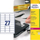 Afbeelding van Avery Zweckform L6114-20 anti-fraude etiketten | 63,5 mm x 29,6 mm | 540 etiketten