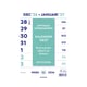 Brepols Optivision Wand-Week Kalender | Extra Grote Cijfers | 21 x 29.7 cm | 2027 | BRE1.895.9900.00.4.02027