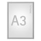 Maul kliklijst | A3 | aluminium | wandmodel | MAUL6604308
