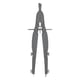 Afbeelding van Aristo topline passer | mat grijs | 170 mm
