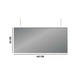 Jalema 7999811 afscheidingsscherm hangend | transparant | flexibel | JAL7999811