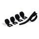Afbeelding van Durable 503601 Cavoline Grip Tie klittenband kabelbinder | met lus | zwart | 10 mm