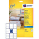 Afbeelding van Avery Zweckform J8161-25 adresetiketten | 63,5 mm x 46,6 mm | 450 etiketten