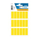 Herma 3651 multifunctionele etiketten | 12 x 34 mm | geel | 90 etiketten | HER3651