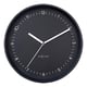 Afbeelding van NeXtime Berlin wandklok | aluminium | zwart | 30 cm