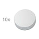 Afbeelding van Maul magneten | wit | 32 mm | 10 stuks