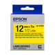 Afbeelding van Epson LK-4YBVN tape zwart op geel 12 mm (origineel)