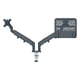 Leitz 65380089 Ergo monitor- en laptoparm | 2 monitoren | 17 – 32 inch | donkergrijs | tot 9 kilo | LEI65380089