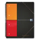 Oxford International Meetingbook | A4 | geruit | zwart | 4-gaats | 80 vel | OXF100100362