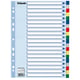 Esselte 15263 A4 tabbladen | gekleurd plastic | 20 tabs | 11-gaats | ESS15263