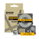 Afbeelding van Epson LK-4YBJ matte tape zwart op geel 12 mm (origineel)
