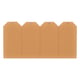 Afbeelding van HF2 395006 labels met ophangoog | 55 x 110 mm | karton | niet-klevend | chamois | 1000 stuks