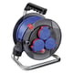 Brennenstuhl 1079850 Garant kabelhaspel | contactdoos | zwart/blauw | 15 meter | 3 stuks | BRE1079850