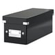 Leitz 6041 WOW CD opbergbox | PP gelamineerd hardboard | zwart | 6041-00-95