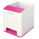 Afbeelding van Leitz 53631023 WOW pennenhouder | polystyreen | roze & wit | 2 vakken