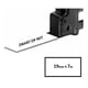 Afbeelding van Dymo S0720830 / 45803 tape zwart op wit 19 mm (huismerk)