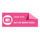 Afbeelding van Brother TZe-MQP35 tape wit op berry rose 12mm x 5m (huismerk)