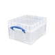 Afbeelding van Really Useful Box opbergdoos | polypropyleen | transparant | 9 liter XL (tweede kans)
