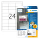 Afbeelding van Herma 4691 folie etiketten | weerbestendig | A4 | 66 x 33,8 mm | wit | 600 etiketten