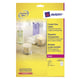 Avery Zweckform L7782-25 crystal clear etiketten | 63,5 mm x 38,1 mm | 525 etiketten | AVEL7782-25