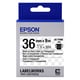 Afbeelding van Epson LK-7TBN tape zwart op transparant 36mm (origineel)
