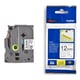 Afbeelding van Brother TZe-S231 extra klevend tape zwart op wit 12mm x 8m (origineel)
